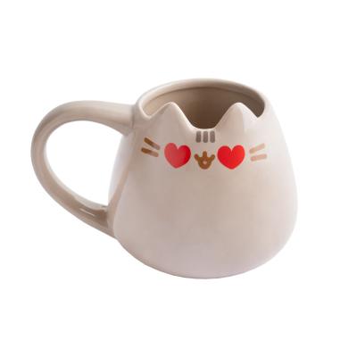 Kubek 3D - Pusheen hearts