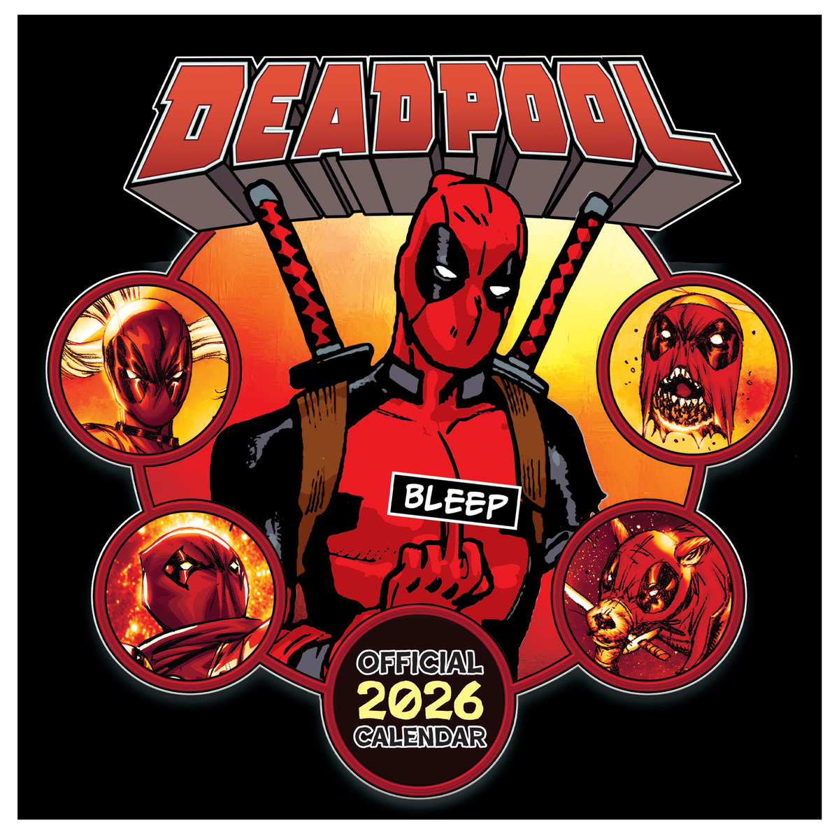 Kalendarz 2026 - Deadpool
