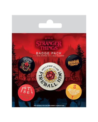Zestaw przypinek - Stranger Things v3
