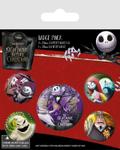 Zestaw przypinek - Nightmare Before Christmas Characters