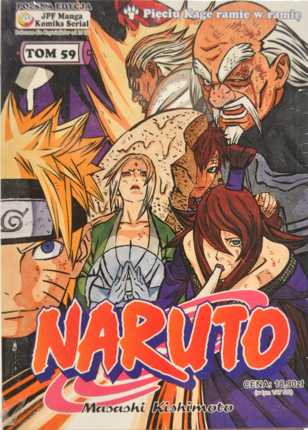 Okładka Naruto tom 59