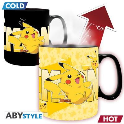 Kubek magiczny - Pikachu cardboard (Pokemon) 460ml