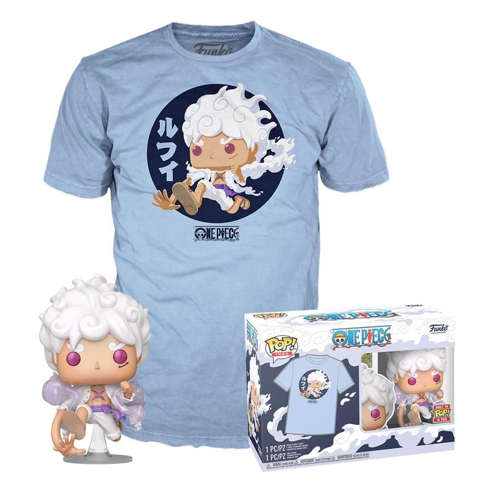 Zestaw POP! - Luffy Gear 5 (One Piece) Figurka + Koszulka L