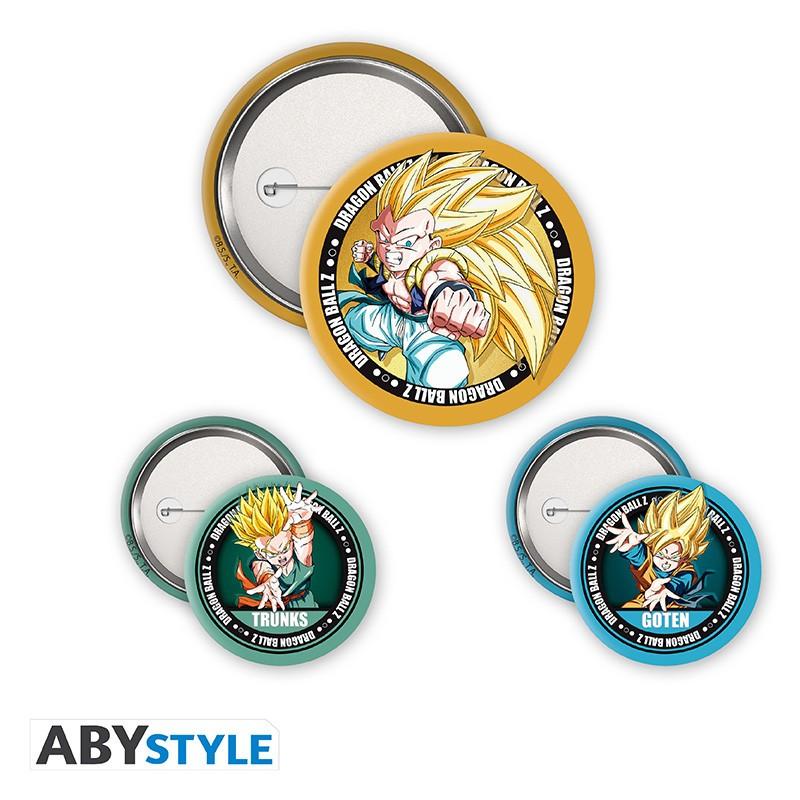 Zestaw przypinek - Trunks, Goten & Gotrunks/Dragon Ball Z