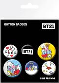 Zestaw przypinek - BT21