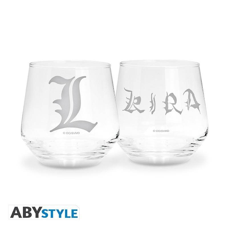 Zestaw szklanek - Kira & L (Death Note)