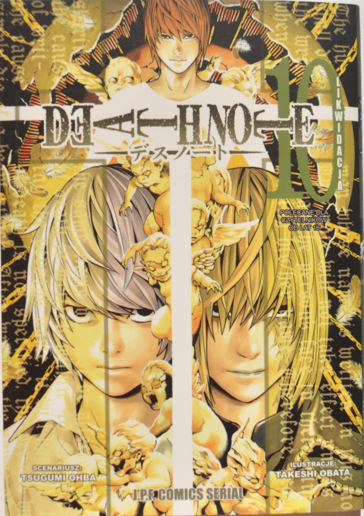 Okładka Death Note tom 10