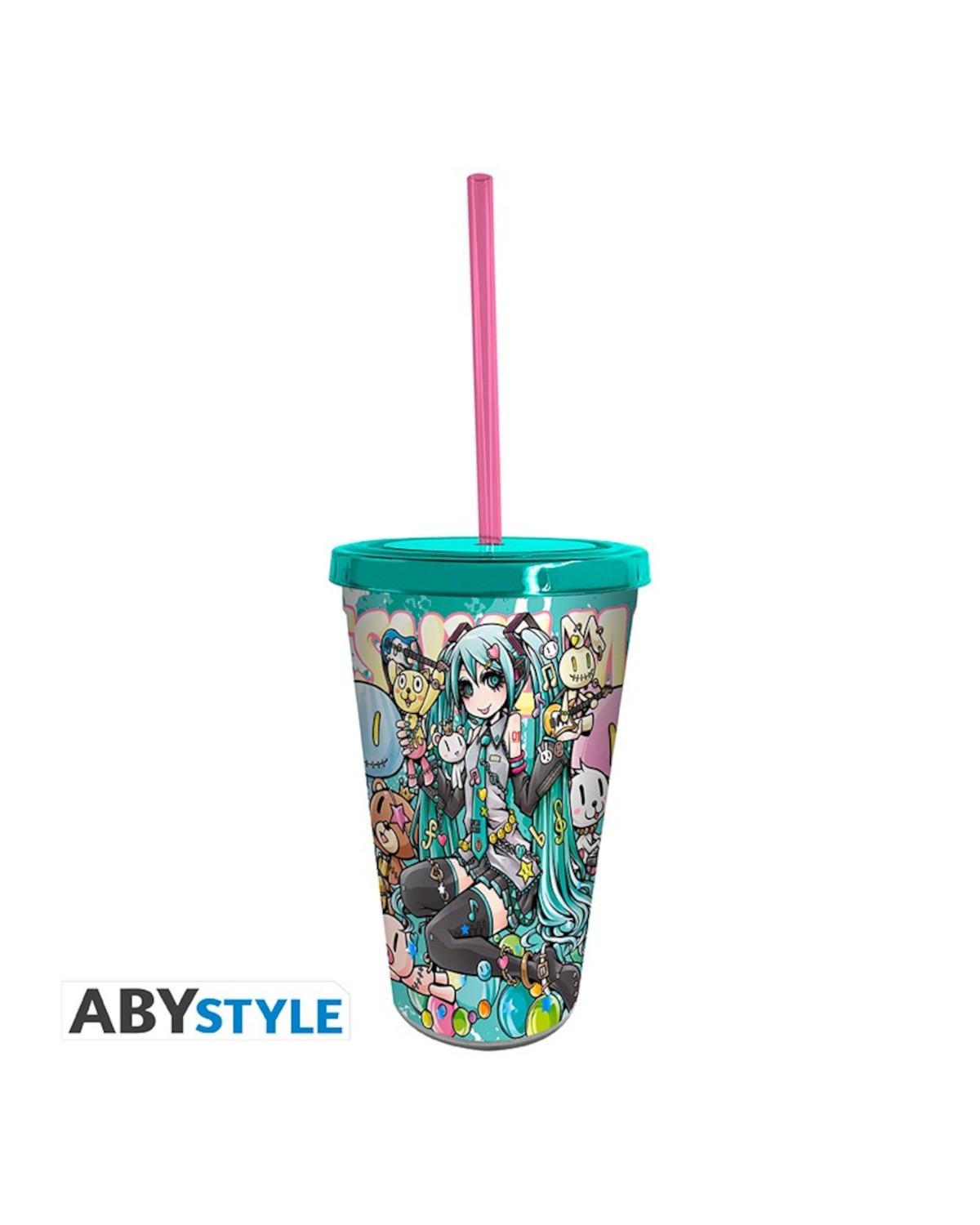 Kubek ze słomką - Hatsune Miku v2
