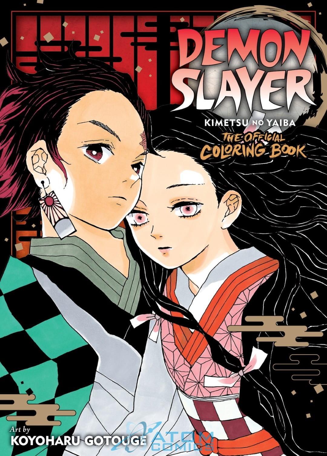 Okładka The Official Coloring book - Demon Slayer - tom 1 (eng.)