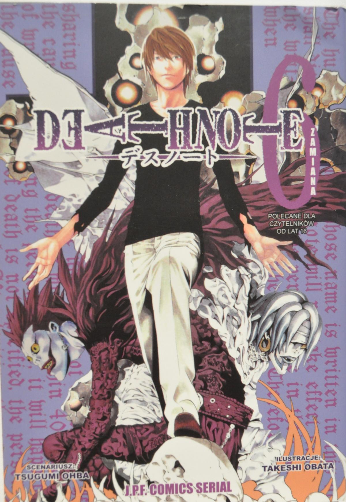Okładka Death Note tom 6