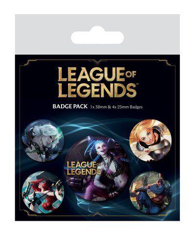 Zestaw przypinek - League Of Legends Champions