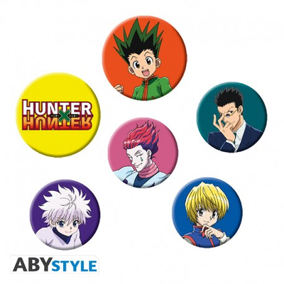 Zestaw przypinek - Hunter x Hunter