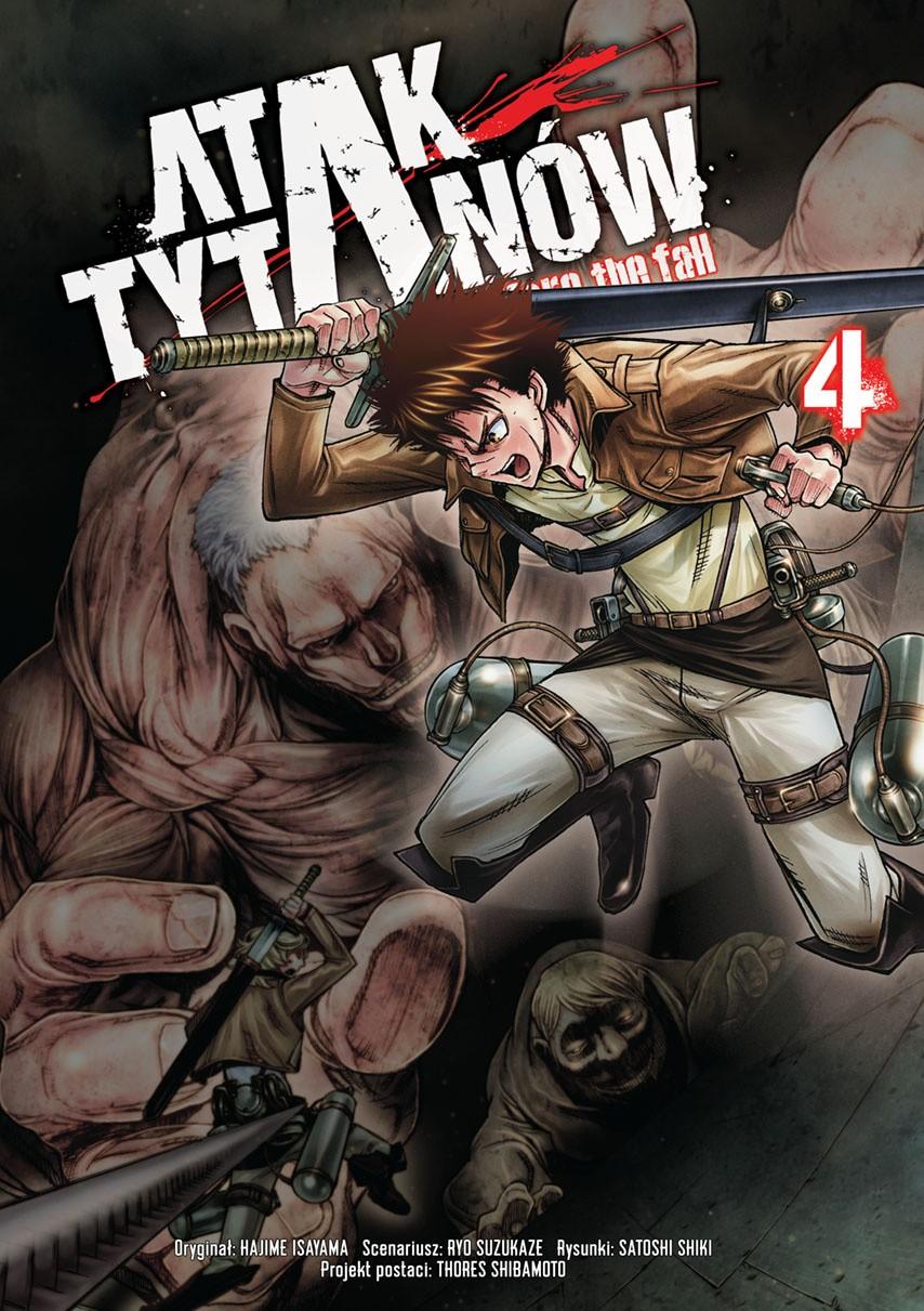 Okładka Atak Tytanów - Before the Fall - tom 4