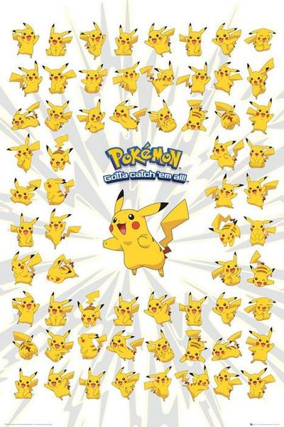 Duży plakat - Pokemon v5