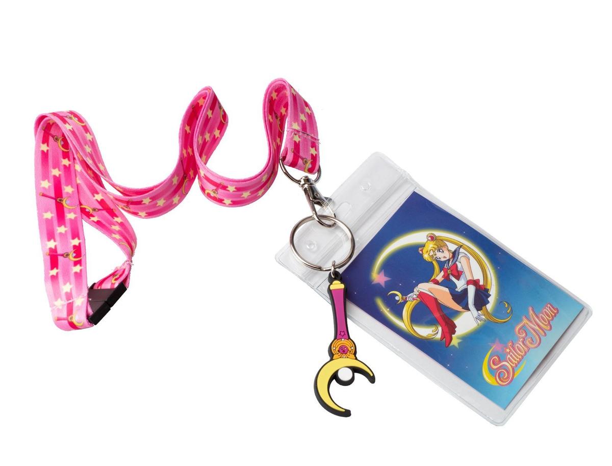 Zestaw Sailor Moon: Smycz + brelok + identyfikator