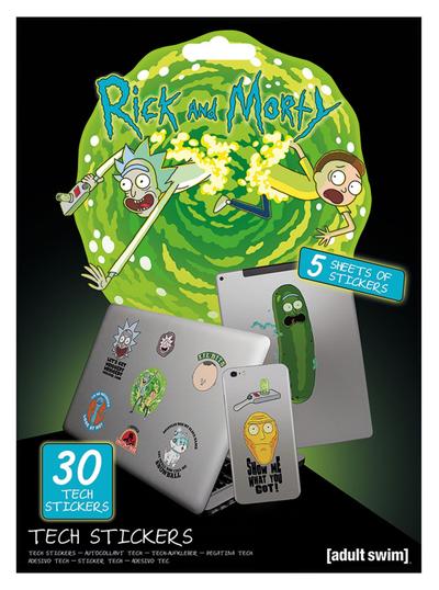 Naklejki na laptopa - Rick and Morty