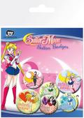 Zestaw przypinek - Sailor Moon