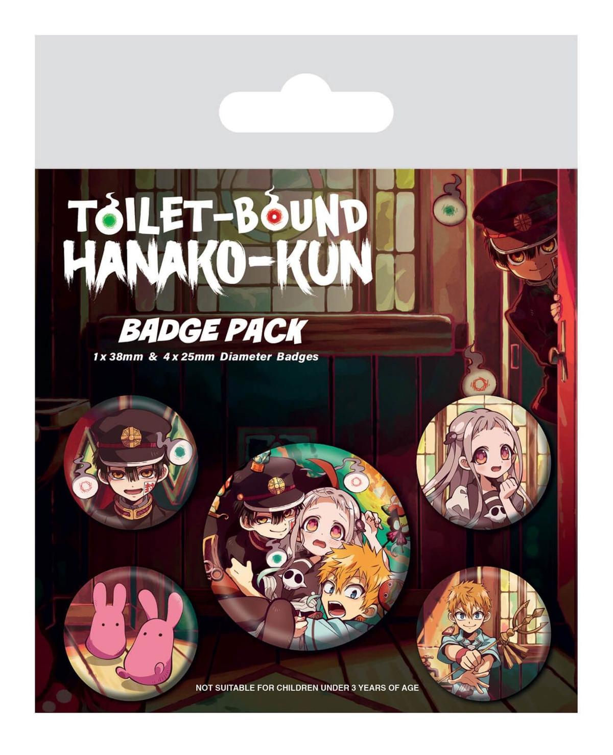 Zestaw przypinek - Hanako-kun