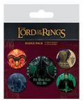 Zestaw przypinek - Lord Of The Rings Be Bold