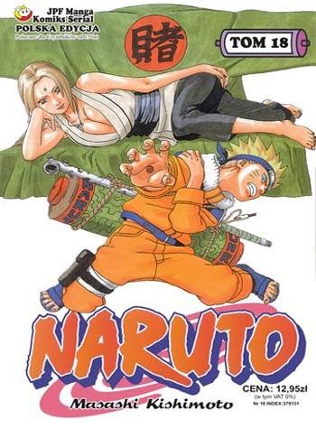 Okładka Naruto tom 18