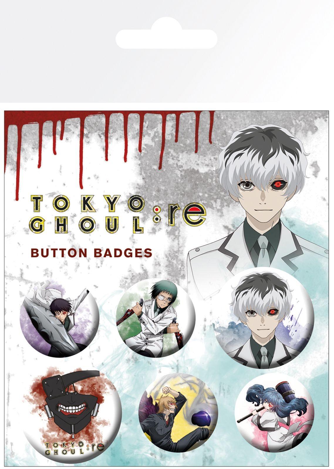 Zestaw przypinek - Tokyo Ghoul: Re