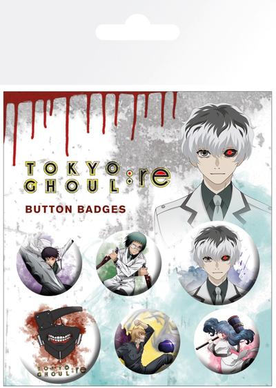 Zestaw przypinek - Tokyo Ghoul: Re