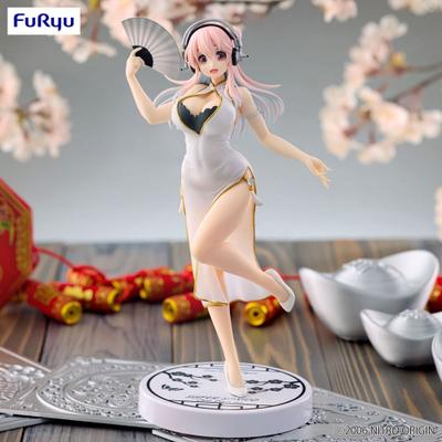 Statuetka - Super Sonico (White China Dress Ver.)