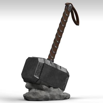 Mjölnir (Thor) - skarbonka 3D