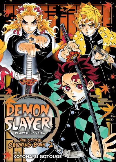 Okładka The Official Coloring book - Demon Slayer - tom 2 (eng.)