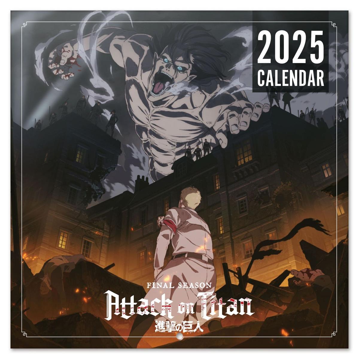 Kalendarz 2025 - Attack On Titan