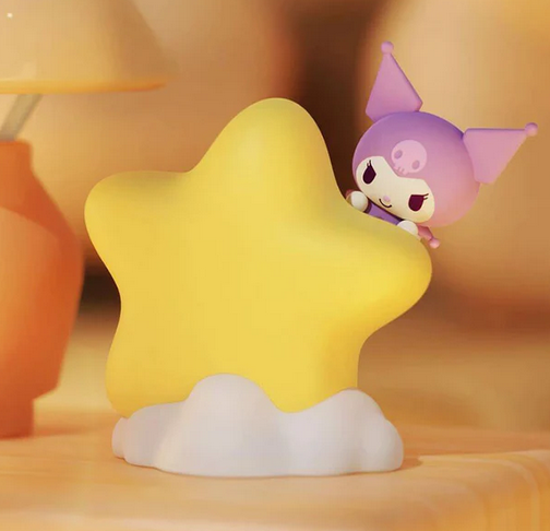 Mini lampka - Kuromi (Peeking Behind Star ver.)