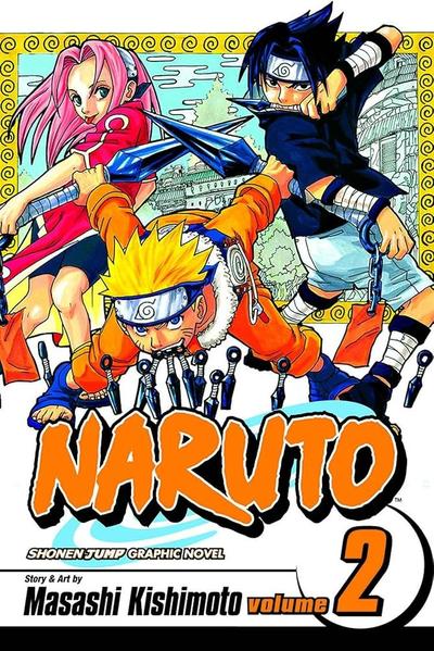 Okładka Naruto - tom 2 (eng.)