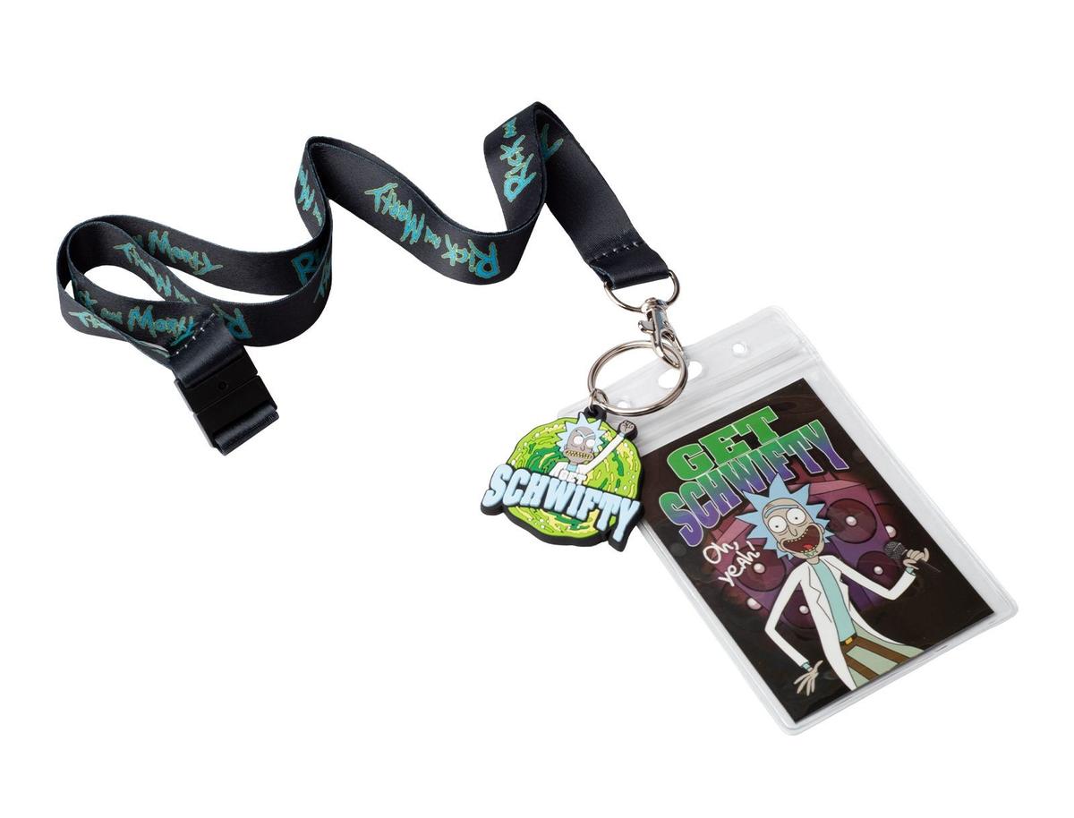 Zestaw Rick and Morty: Smycz + brelok + identyfikator