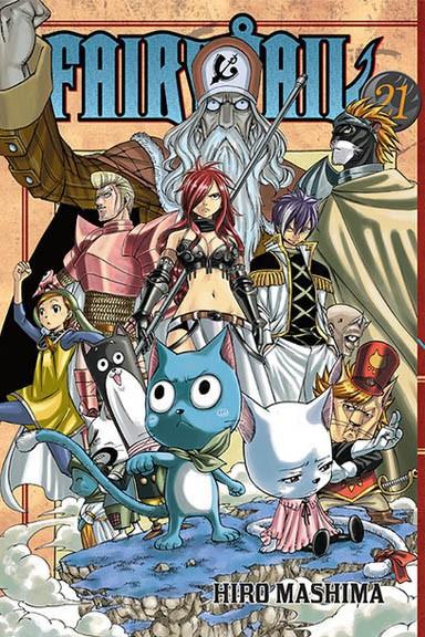 Okładka Fairy Tail tom 21