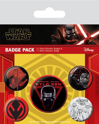 Zestaw przypinek - Star Wars (Sith)