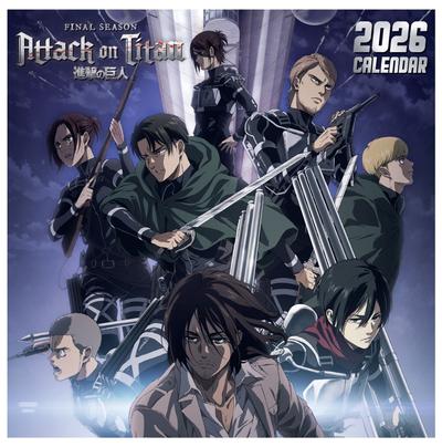 Kalendarz 2026 - Attack On Titan