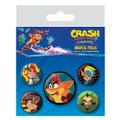 Zestaw przypinek - Crash Bandicoot 4