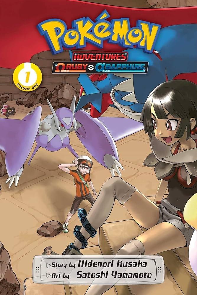 Okładka Pokémon Adventures: Omega Ruby and Alpha Sapphire - tom 1 (eng.)