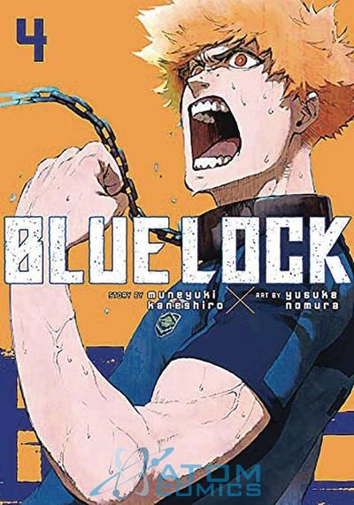 Okładka Blue Lock - tom 4 (eng.)