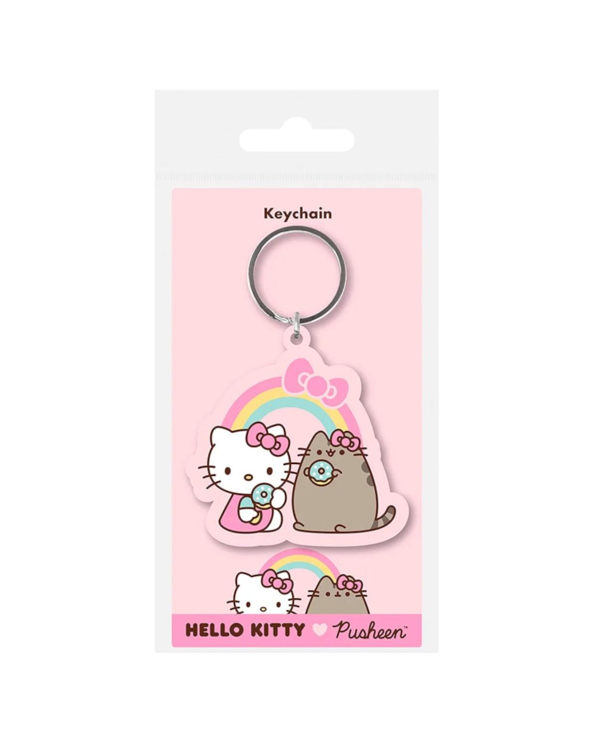 Brelok - Pusheen x Hello Kitty