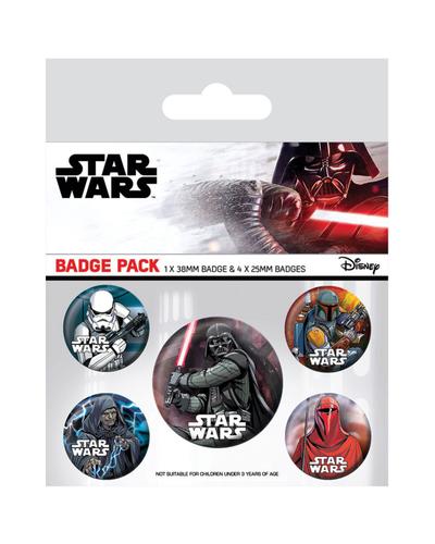 Zestaw przypinek - Star Wars (Dark Side)