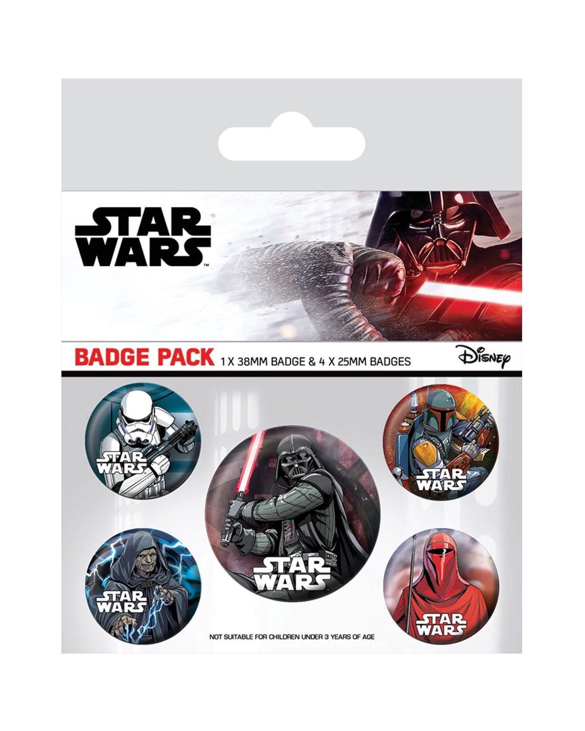 Zestaw przypinek - Star Wars (Dark Side)
