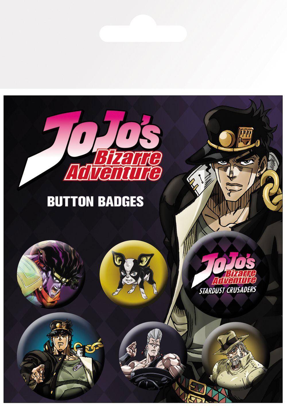 Zestaw przypinek - Jojo's Bizarre Adventure