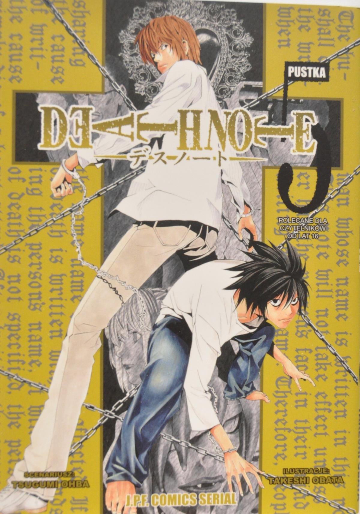 Okładka Death Note tom 5
