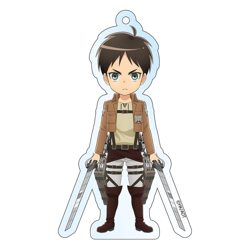 Brelok akrylowy - Eren (Attack on Titan) Holo