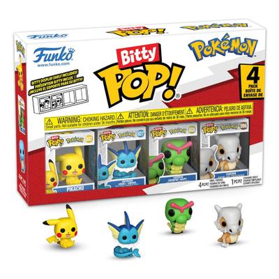 Zestaw Bitty POP! - Pokemon (4 szt.) (Pikachu, Vaporeon, Catterpie, Marowak)