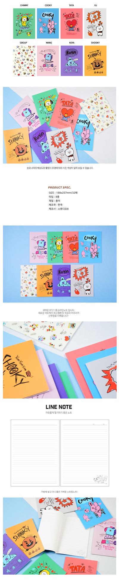Zeszyty BT21 (w linie) — zdjęcie 2