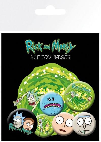 Zestaw przypinek - Rick and Morty v2