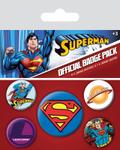 Zestaw przypinek - Superman v2