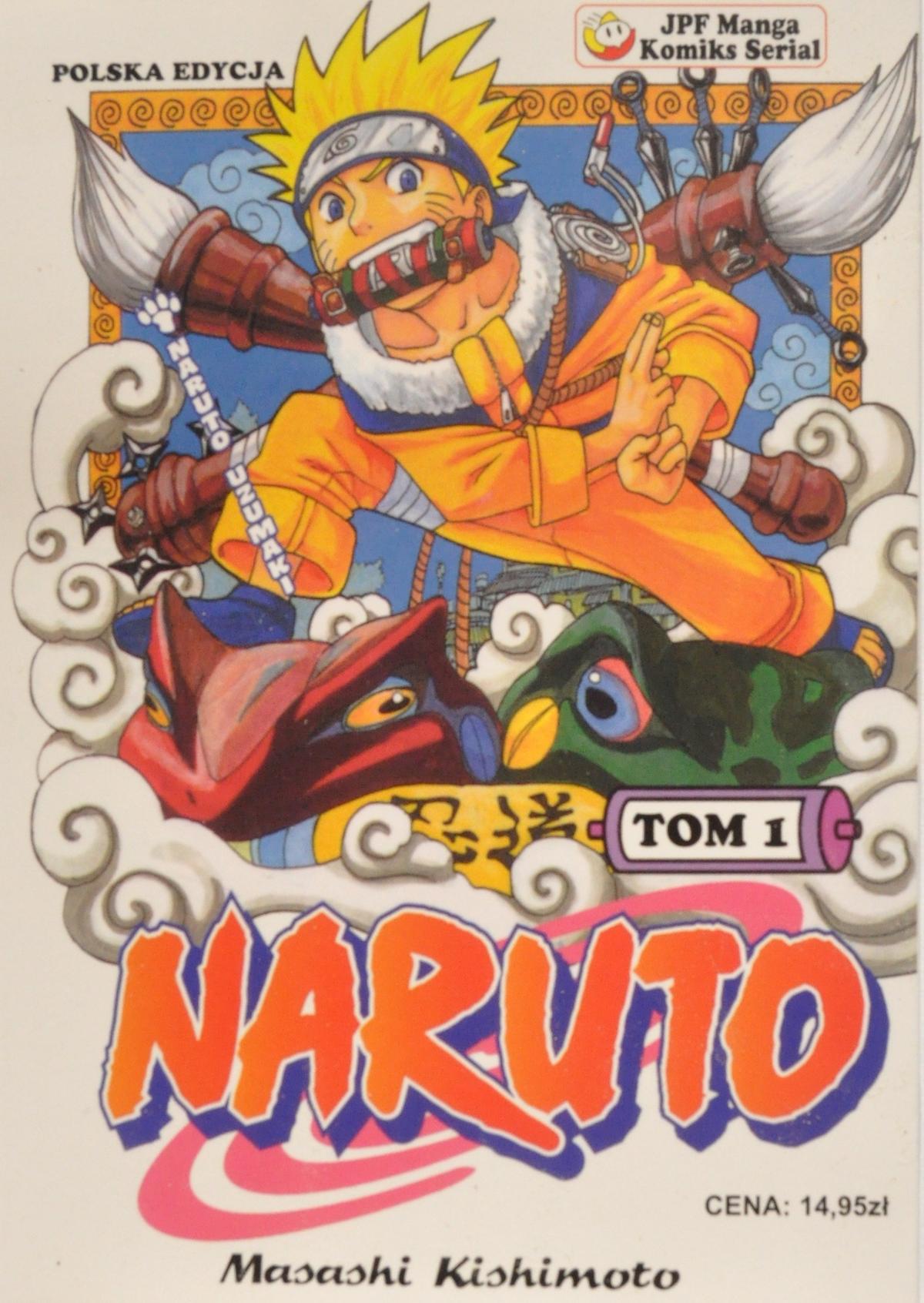 Okładka Naruto tom 1